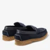 Josh Driver Navy Reverse Suede Driver Shoes