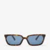Josi Havana Rectangular Sunglasses