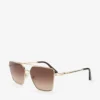 Joss Pale Gold Square Sunglasses