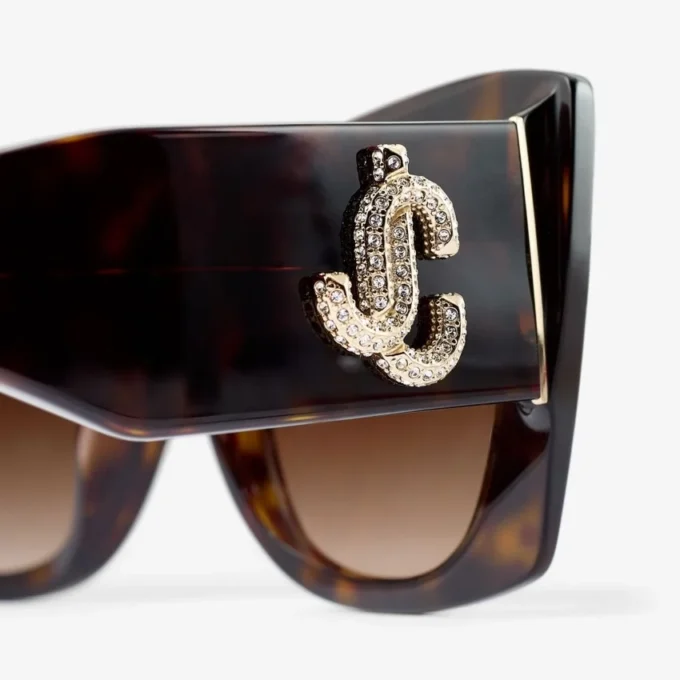 Juliana Brown Havana Square Sunglasses