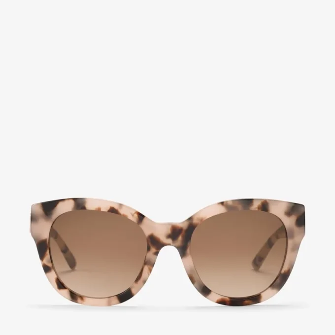 Kati Pink Havana Round Sunglasses