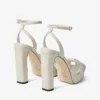 Kove 120 Natural Fine Raffia Platform Sandals