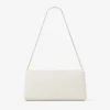 Kya Latte Nappa Leather Clutch Bag