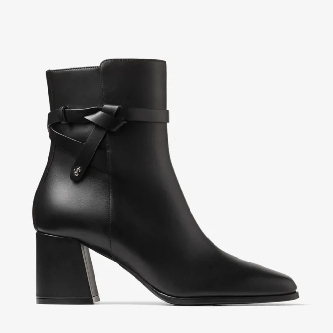 Lawton Ankle Boot 65 Black Calf Leather Ankle Boot