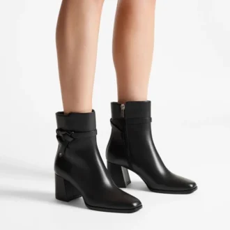 Lawton Ankle Boot 65 Black Calf Leather Ankle Boot
