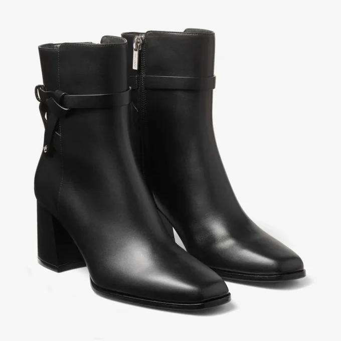 Lawton Ankle Boot 65 Black Calf Leather Ankle Boot
