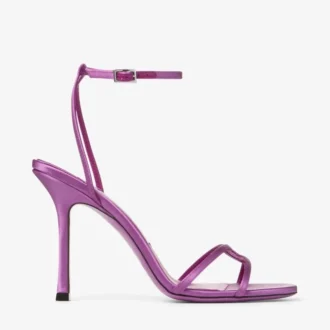 Leo 100 Violet Orchid Satin Sandals