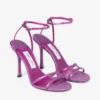 Leo 100 Violet Orchid Satin Sandals