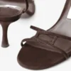 Leo 65 Chocolate Suede Sandal