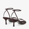 Leo 65 Chocolate Suede Sandal