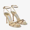 Leo Leopard-Print Grosgrain Sandal