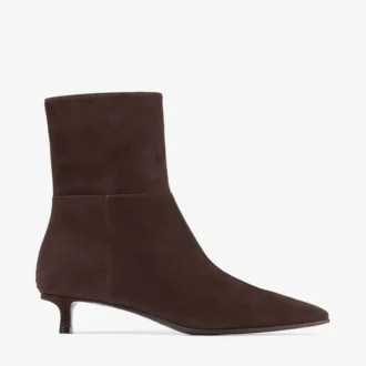 Lory Ankle Boot 35 Chocolate Suede Ankle Boots