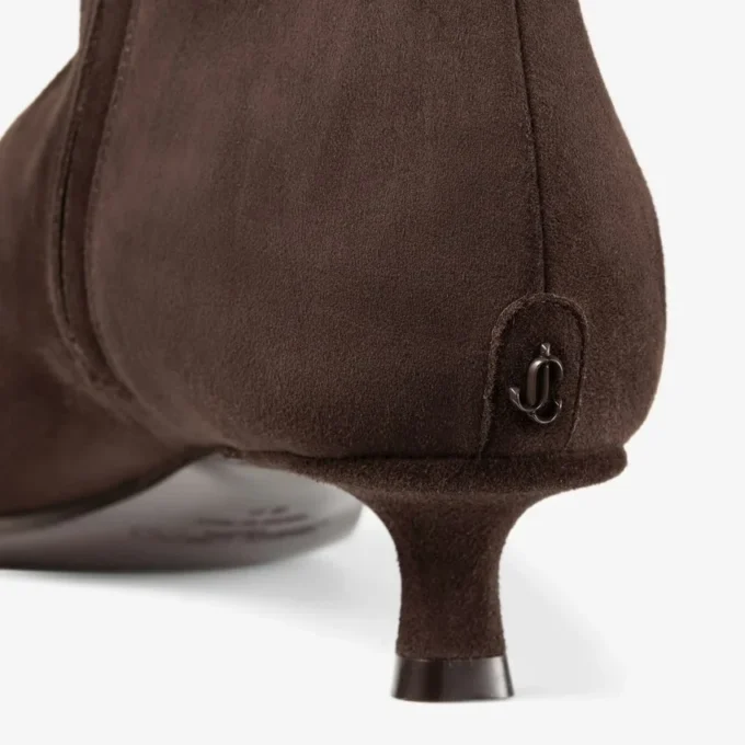 Lory Ankle Boot 35 Chocolate Suede Ankle Boots