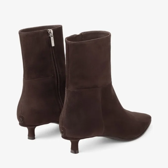 Lory Ankle Boot 35 Chocolate Suede Ankle Boots