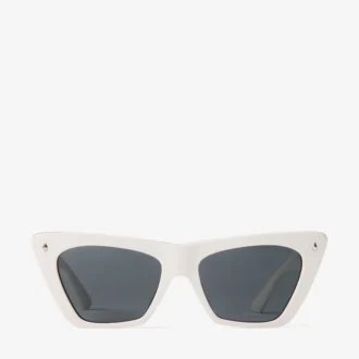 Lou Milk and Grey Acetate Cat-Eye Sunglasses