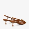 Lova 50 Tan Mix Suede Sandals with Beads