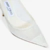Love 85 Ivory Candyfloss Glitter Pumps