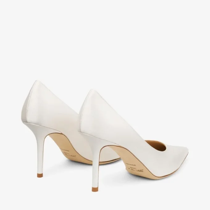 Love 85 Ivory Satin Pumps