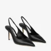 Love  Sling Back 85 Black Calf Leather Slingbacks
