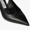 Love  Sling Back 85 Black Calf Leather Slingbacks