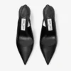 Love  Sling Back 85 Black Calf Leather Slingbacks