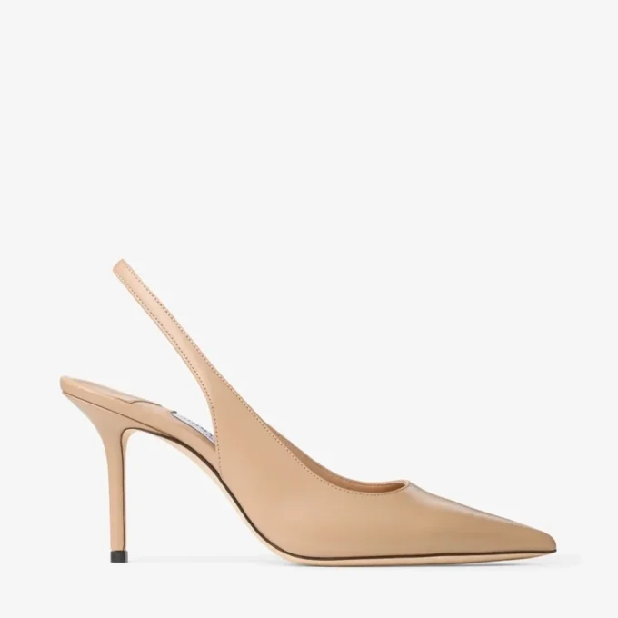 Love  Sling Back 85 Chai Calf Leather Slingbacks