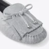 Manon F Dove Suede Denim Loafers