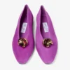 Margot Flat Violet Orchid Suede Flats