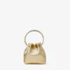 Micro Bon Bon Gold Metallic Nappa Mini Bag