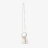 Micro Bon Bon Ivory Satin Mini Bag with All-Over Pearls