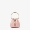 Micro Bon Bon Rose Satin and Jimmy Choo Lace Mini Bucket Bag