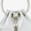 Micro Bon Bon Silver Metallic Nappa Mini Bag