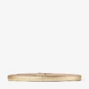 Mini Helina Gold Metallic Nappa Leather Mini Belt