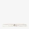 Mini Helina Latte Smooth Leather Mini Belt