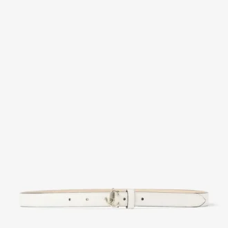 Mini Helina Latte Smooth Leather Mini Belt