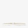 Mini Helina Latte Smooth Leather Mini Belt