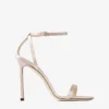 Minny 110 Rosa Satin Sandal