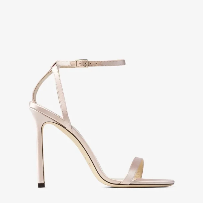 Minny 110 Rosa Satin Sandal