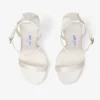 Moza Platform 120 Ivory Satin Sandals