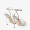 Moza Platform 120 Ivory Satin Sandals