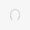 Multipearl Strap Charm Latte Jc Pearl Charm with Beads