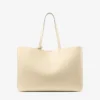 Nine2Five East-West Buttermilk Elaphe Printed Leather Tote Handbag