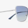 Orli Silver Square Sunglasses