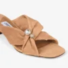 Rafi 45 Toffee Suede Sandals