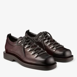 Reeves Lace Up Chocolate Scotch Grain Leather Lace up Shoes