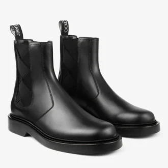Reggie Chelsea Boot Black Box Calf Leather Ankle Boots