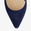 Romy 60 Navy Suede Pointed Pumps