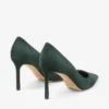 Romy 85 British Green Tonal Suede Pumps