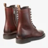 Rowan Derby Boot Chestnut Waxed Calf Leather Ankle Boots