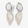 Saeda 100 Ivory Tulle Crystal Pumps